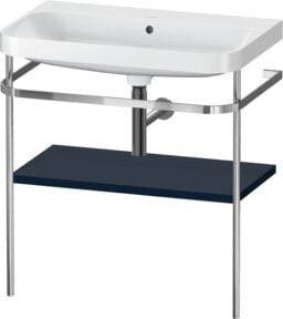 Duravit Möbelwaschtisch-Kombi Happy D.2 Plus in Blau s-matt mit Konsole, B/T: 77,5 x 49 cm - Bild 1