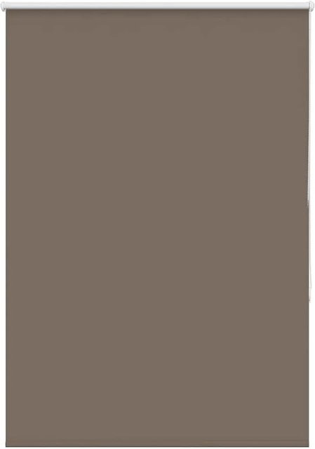 vidaXL Verdunkelungsrollo Kaffeebraun mit Wärmedämmung aus Polyester, Breite: 100 cm, Höhe: 150 cm - Bild 1