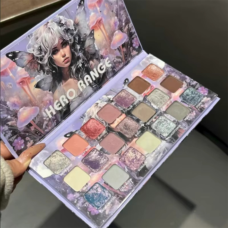 HERO RANGE Cold Moon Lidschatten-Palette, Schimmernd, Unisex - Bild 5