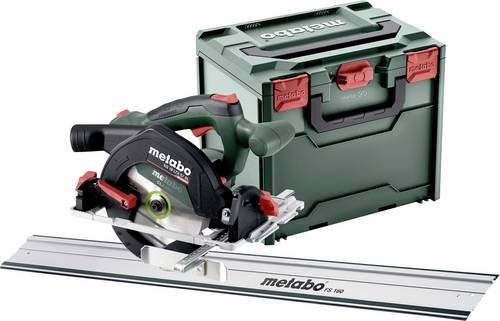 Metabo Akku-Handkreissäge-Set KS 18 LTX 57 BL in Grün mit Führungsschiene FS 160 und metaBOX 340, Schnitttiefe max. 57 mm - Bild 1