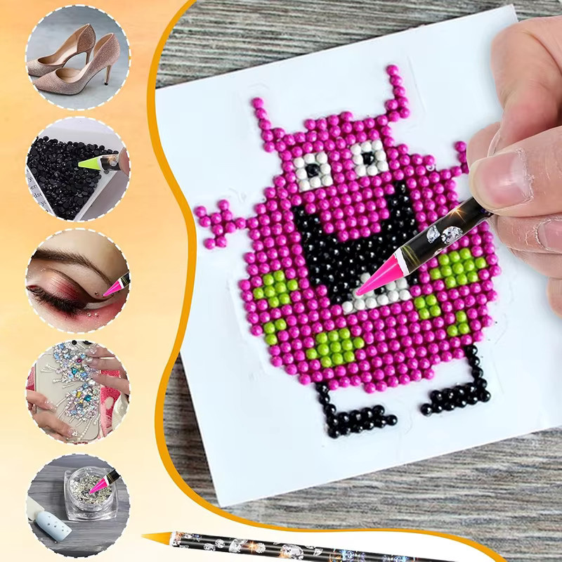 JEARLYU Nagelrhinestone-Applikatoren, 5 Stück, Weiß - Bild 6