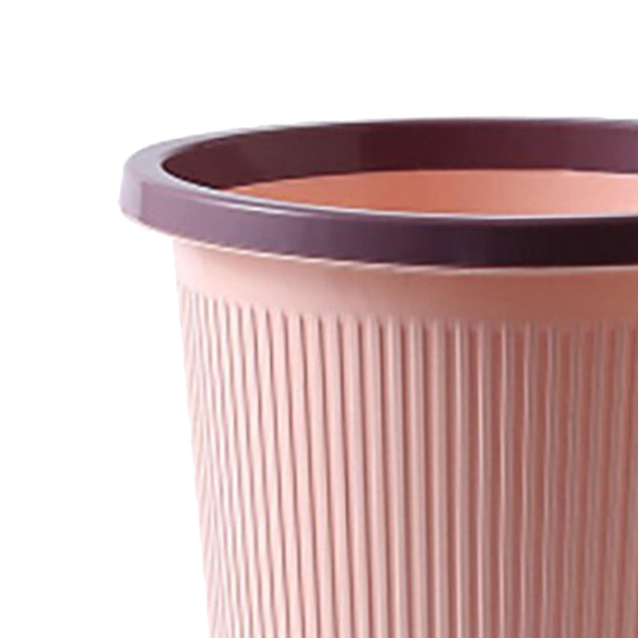 Moderner Mülleimer Exquisit aus Kunststoff in Pink für Badezimmer, Küche oder Wohnzimmer - Bild 5