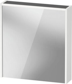 Duravit D-Code LED-Badspiegel in Weiß Matt, B/H/T: 65 x 70 x 5 cm - Bild 1