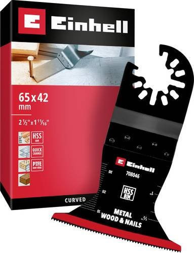 Einhell Bimetall Tauchsägeblatt für Metall, Holz und Kunststoff, Breite: 6,5 cm, Höhe: 4,2 cm, Farbe: Schwarz - Bild 2