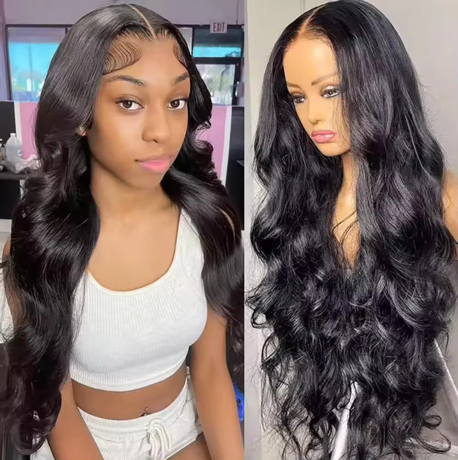 Body Wave Lace Frontal Echthaarperücke, 30-40 Zoll, Brasilianisch, Damen - Bild 3