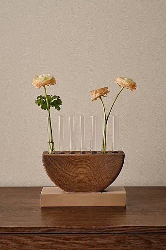 Jotex BILLE Vase in Braun für den Tisch - Bild 1