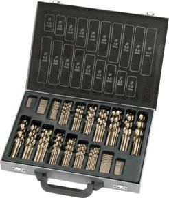 Kraftwerk Spiralbohrer-Set aus HSS-Co in Silber, 170-teilig, 1-10 mm - Bild 1