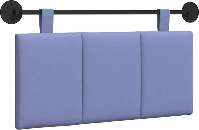 vidaXL Wandmontiertes Polsterpaneel in Jeans Blau, B: 100 cm, H: 55 cm, T: 5 cm - Bild 1