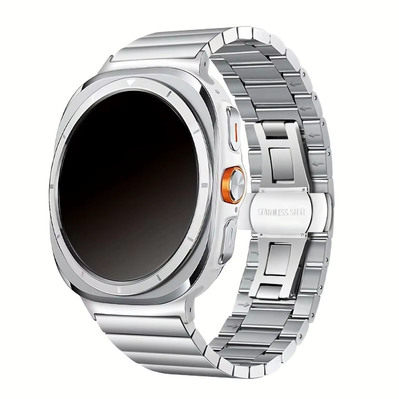 Cor Uhrenarmband Edelstahl, Silber, Samsung Galaxy Watch 7 Ultra 47 mm, Unisex - Bild 3