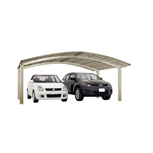 Ximax Doppelcarport Portoforte-60 in Edelstahl-Look, Farbe: silberfarben, B/T: 542,3 x 495,4 cm - Bild 4