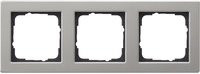 Gira Abdeckrahmen 3fach Edelstahl Silber IP20 - Bild 1
