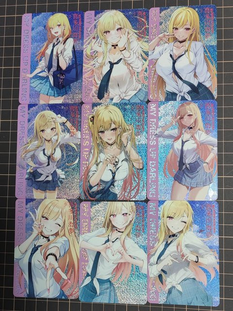 Yiran toy My Dress-Up Darling Anime Sammel-Flash-Karte 9-teiliges Set - Bild 1
