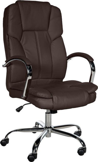 CLP Ergonomischer Bürostuhl BIG Xanthos I XXL Komfort mit Wippfunktion, Armlehnen und Kunstleder-Bezug, belastbar bis 210 kg - Bild 1