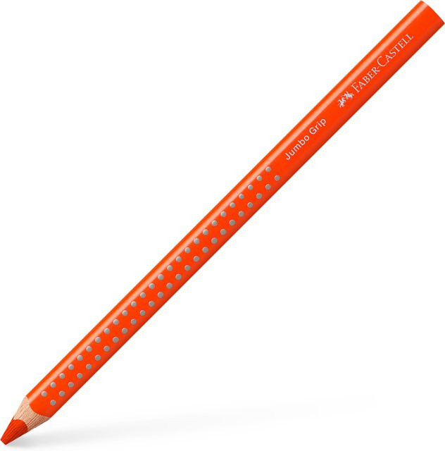 Faber Castell Jumbo Grip Farbstift in Kadmiumorange dkl. - Bild 1