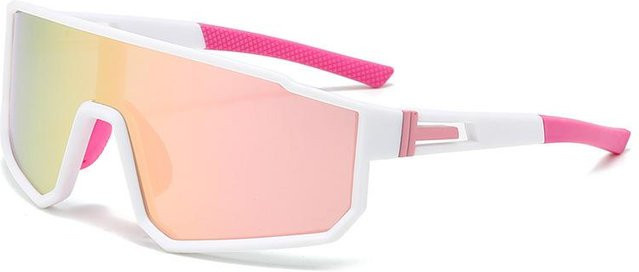 Binchi Outdoor Equipment Sportsonnenbrille, polarisiert, weiß, Unisex - Bild 1