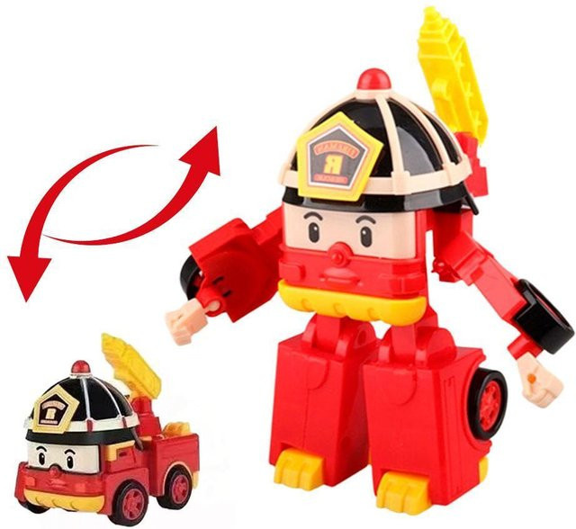 Roboter Verformung Transformation Anime Actionfigur, Automodell Flugzeug, ab 3 Jahren - Bild 1