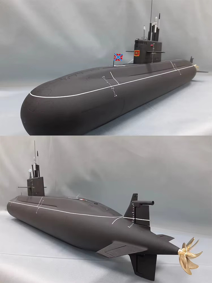 AT 99 MODEL LADA-typ U-boot, Modell Kit, 1:72, Harz - Bild 3