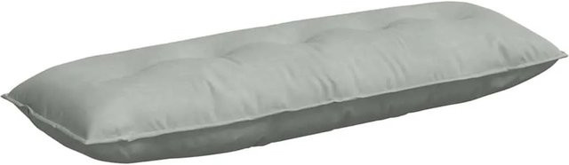 vidaXL Rückenkissen aus Cordstoff in Hellgrau, B: 140 cm, H: 50 cm - Bild 1