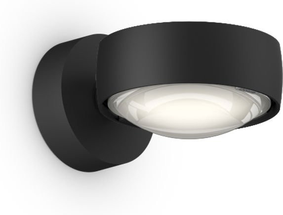 Occhio Sento E verticale up LED-Wandleuchte in Schwarz matt mit 26 W und warmweißem Licht (2700K) - Bild 1