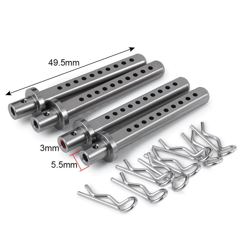 AXSPEED Karosserie Shell Säulenpfostenhalterung Aluminiumlegierung 4-teiliges Set - Bild 4
