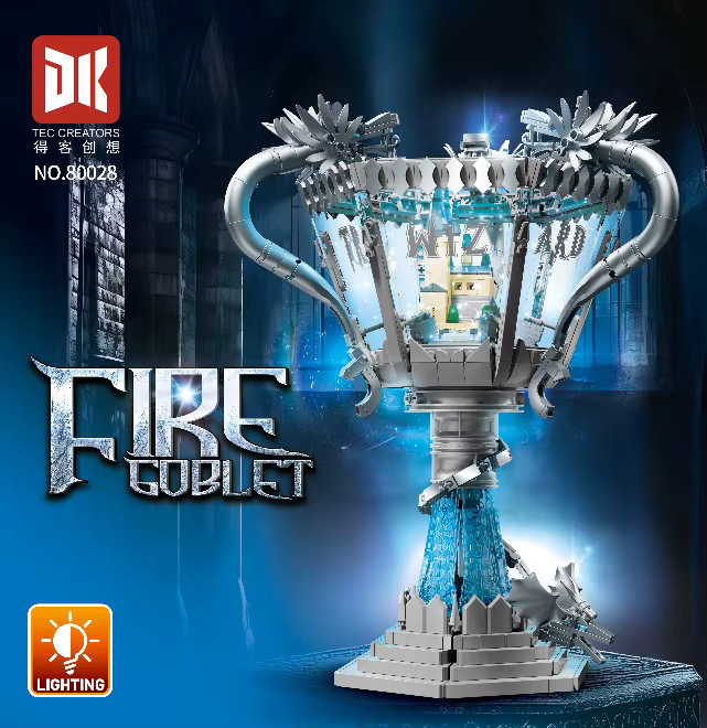 Hot Toys Harry Potter Kelch des Feuers Mini Bricks Modell aus Kunststoff in Grau - Bild 1