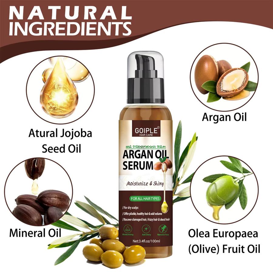 lockmio Haarpflege-Serum mit Arganöl und Rizinusöl, Lockiges Haar - Bild 4