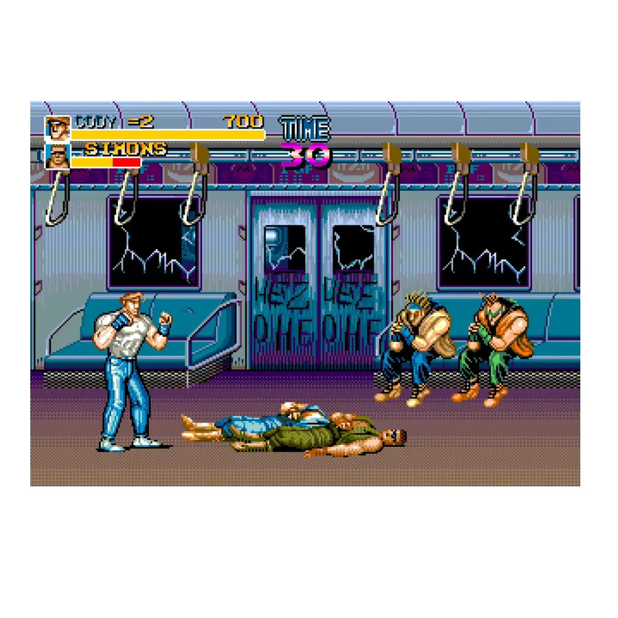 Final Fight MD Patreon Edition v0.89b 16-Bit-Spielkarte für Mega Drive in Multicolor - Bild 3