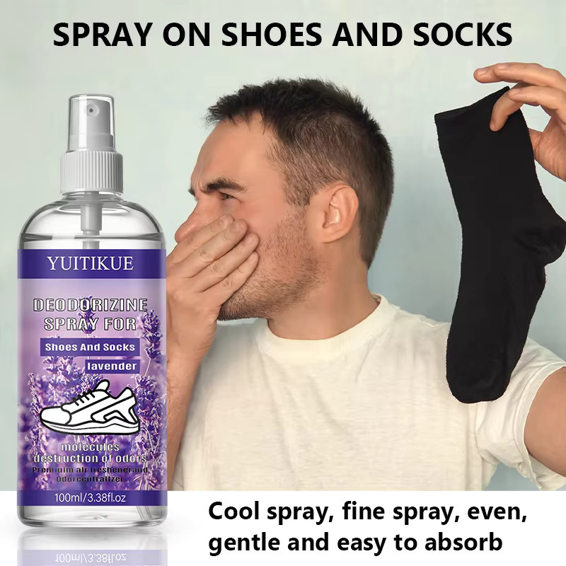 YUITIKUE Schuh- und Socken-Deodorant-Spray Lavendel, 100 ml - Bild 6