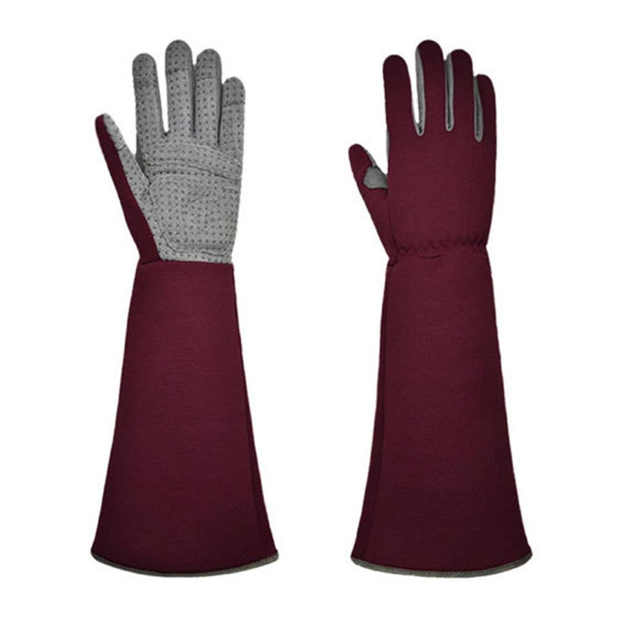 Rutschfeste und strapazierfähige Gartenhandschuhe von Household supplies MH in Größe M für Gartenbau und Bauarbeiten, unisex, aus Nylon und nicht gewebtem Material - Bild 4