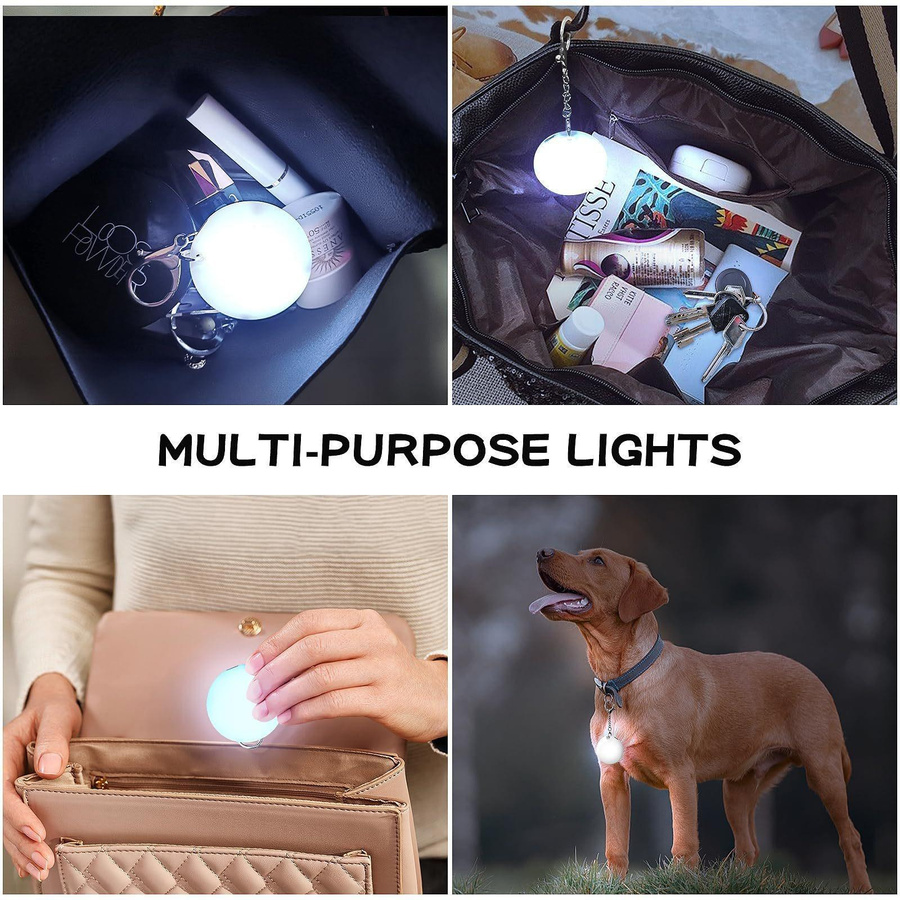 Oudun LED Geldbörsen-Leuchtlicht in Herzform mit Touch-Sensor, weiß, einstellbar und wiederaufladbar - Bild 3