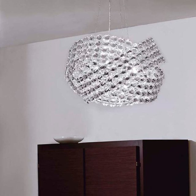 Marchetti Diamante Sospensione S40 Pendelleuchte aus transparentem Kristall für dein Esszimmer - Bild 1