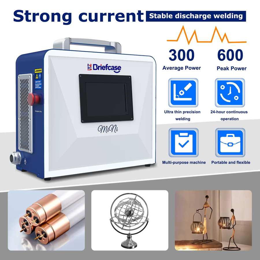CNCZone 2 in 1 Tragbare Laser-Schweiß- und Schneidemaschine mit 600 W Puls-Laser in Schwarz für Metallbleche von 0,3 mm bis 1,5 mm - Bild 2