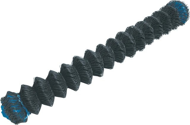 Maschendrahtzaungeflecht Anthrazit PVC-beschichtet Höhe: 125 cm, Länge: 25 m - Bild 1