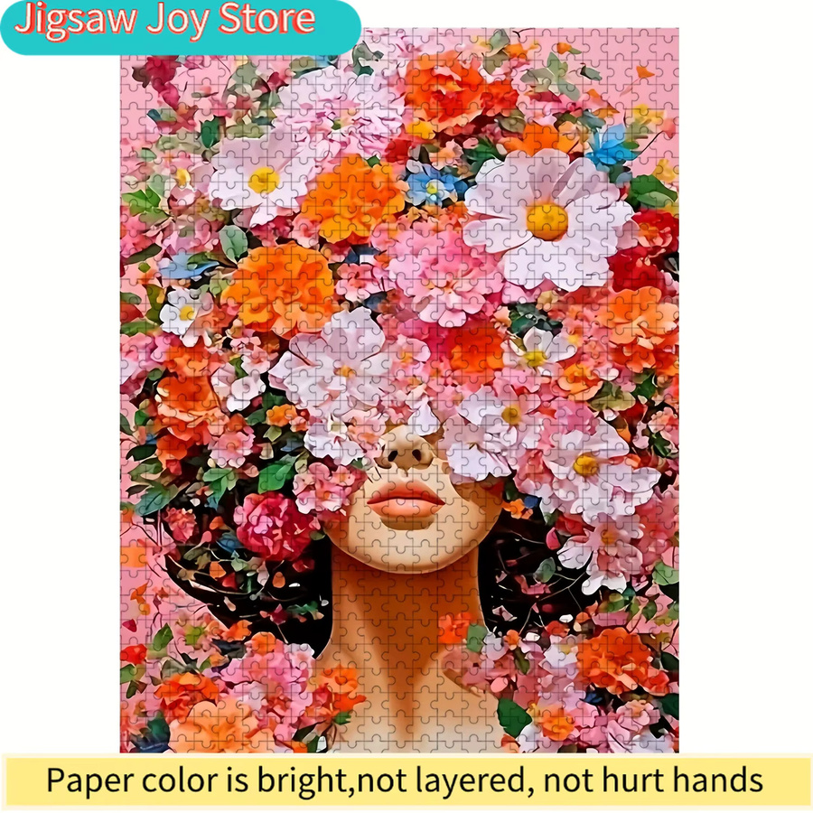 Puzzle Bezaubernde Fee mit Blumenkopfschmuck, Fantasy, 500 Teile - Bild 2