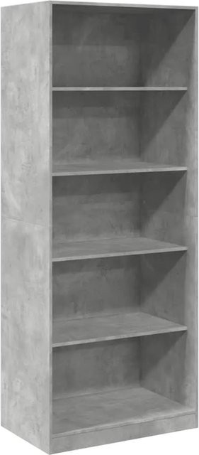 vidaXL Kleiderschrank Betongrau aus Holzwerkstoff B/T/H: 80 x 50 x 200 cm - Bild 1