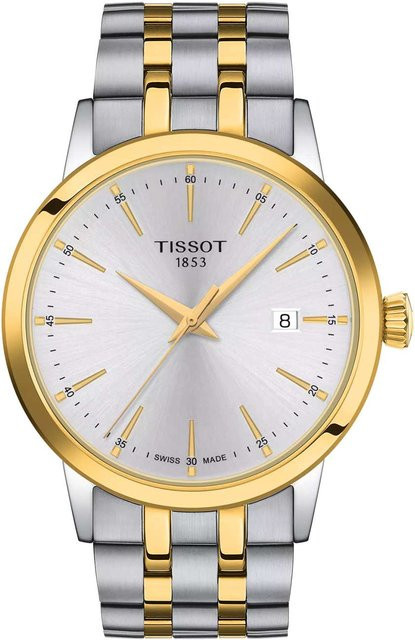 Tissot Armbanduhr Classic Dream, Quarz, Edelstahl, Silber, 42 mm, Herren - Bild 1