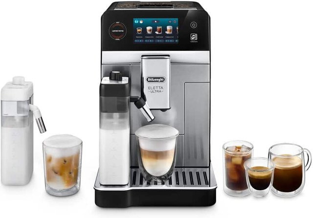 De'Longhi Eletta Ultra ECAM470.85.MB Kaffemaschine mit Touchdisplay in Schwarz - Bild 2