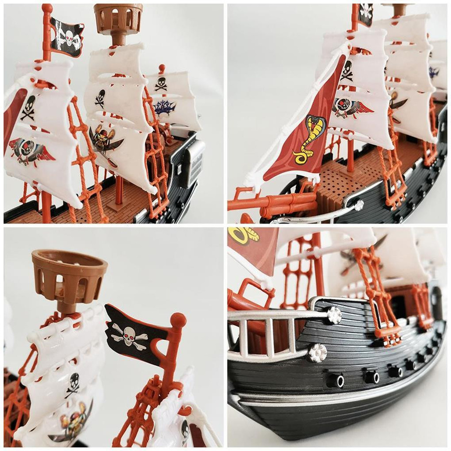 Yiran Furniture Piratenschiff Dutchman Modell Piratenspielzeug - Bild 3