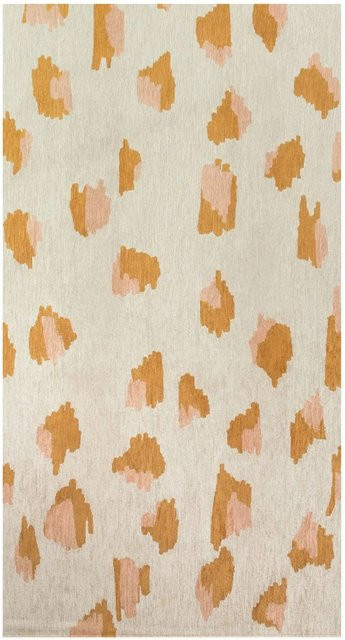 Lola&Moi Teppich Cammello mit Tiermuster in Weiß, Breite: 80 cm, Länge: 150 cm - Bild 1