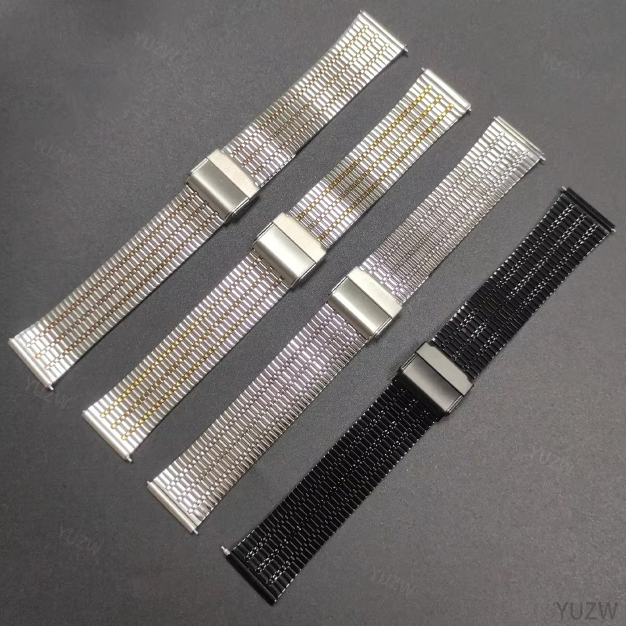 Uhrenarmband Edelstahl, Silber, 20mm 22mm - Bild 2