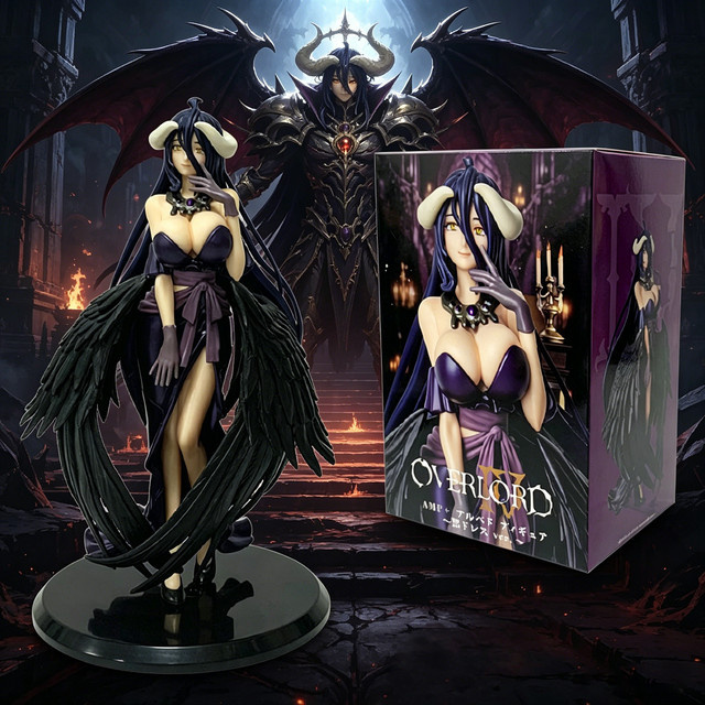 Bandai Overlord Albedo Partykleid Actionfigur, 18cm - Bild 1