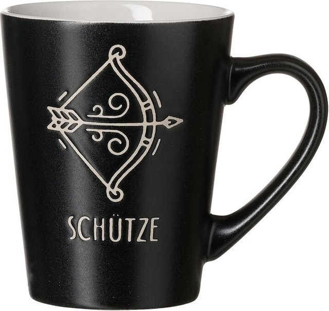 Ritzenhoff & Breker Henkelbecher Schütze Cosmic Schwarz 350 ml - Bild 1