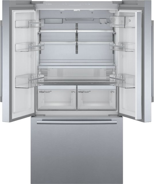 Bosch French Door Kühl-Gefrier-Kombination KFF96PIEP in Edelstahl/Silver - Bild 1