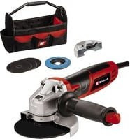 Einhell Winkelschleifer TC-AG 125/850 Kit in Rot/Schwarz mit 125 mm Scheibendurchmesser und 12000 U/min - Bild 1