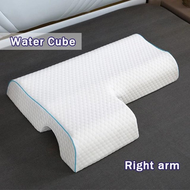 Memory Foam Kissen von Household supplies MH in Weiß für Rückenschläfer und Seitenschläfer, B/T/H: 65 x 49 x 11 cm - Bild 1