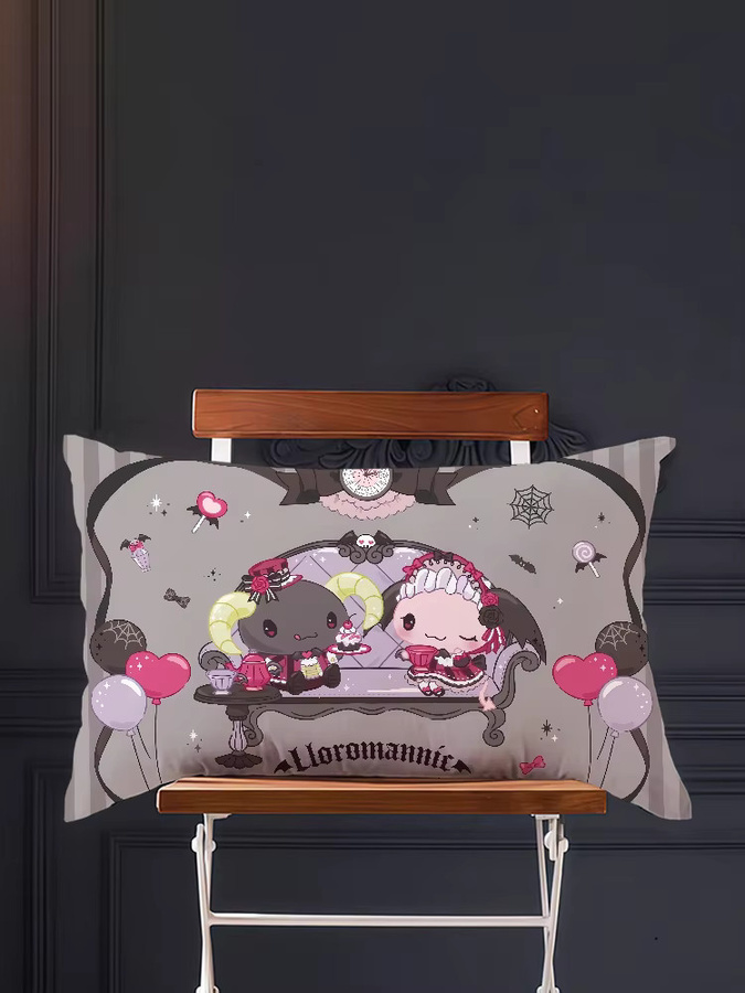 Sanrio Lloromannic Kissenbezug Multicolor Cartoon-Design für Sofa und Wohnzimmer - Bild 5