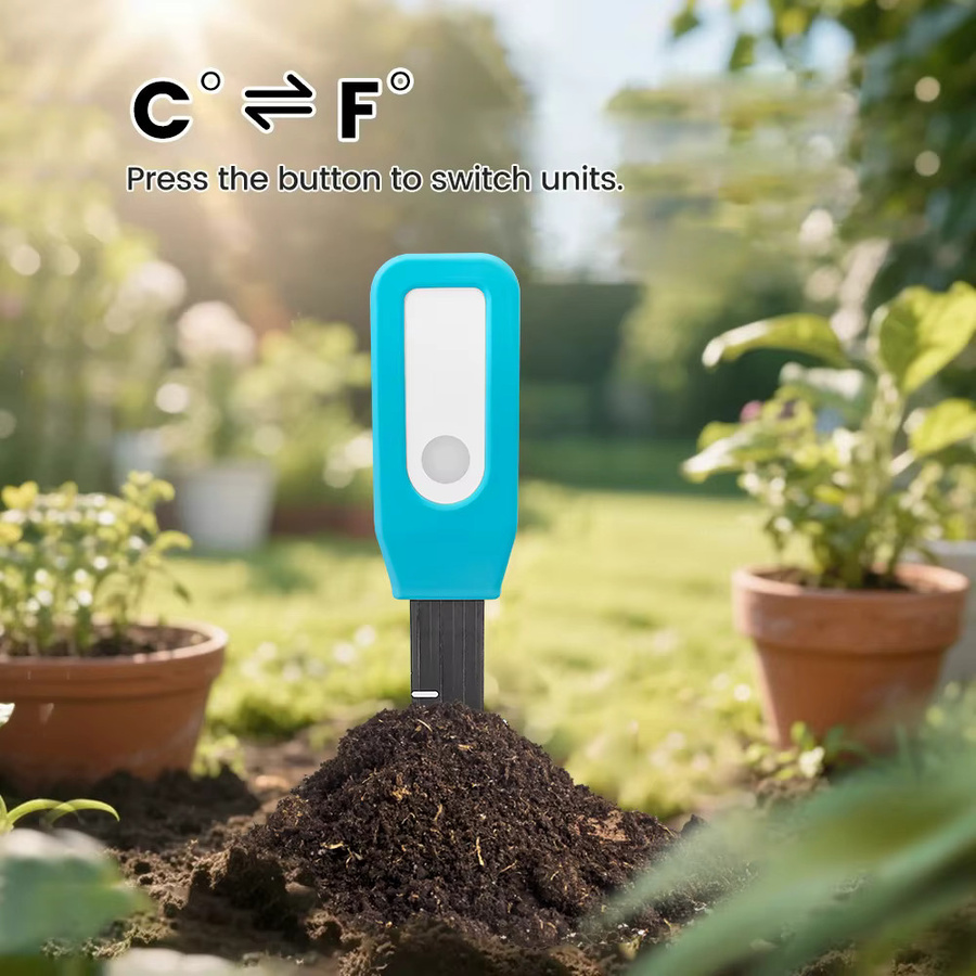 Tuya Smart Boden Detektor Temperatur und Feuchtigkeit Sensor für die Garten Fernüberwachung kompatibel mit Google und Alexa Assistent - Bild 5