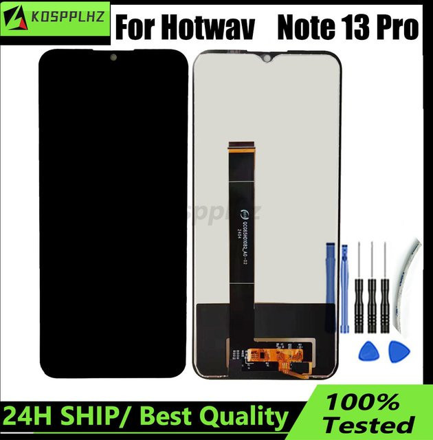 Hotwav Ersatz LCD Display mit Touch Screen für Note 13 Pro in Schwarz inklusive Werkzeuge - Bild 1