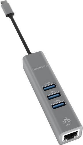 Terratec CONNECT C2 USB-C Multiport Hub mit GigE Ethernet und USB 3.2 Gen 2 in Grau - Bild 1