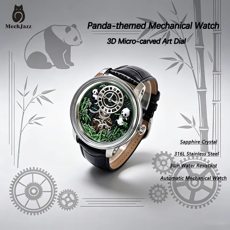 MechJazz Armbanduhr, Automatik, Edelstahlgehäuse, Saphirglas, Herren - Bild 3